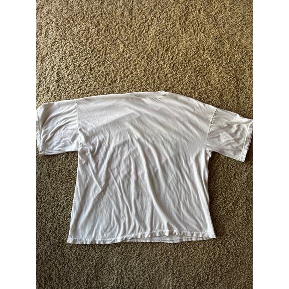 Vintage Neon Puerto Vallarta Single Stitched Poncho's XL White Surf T-Shirt - Picture 4 of 6